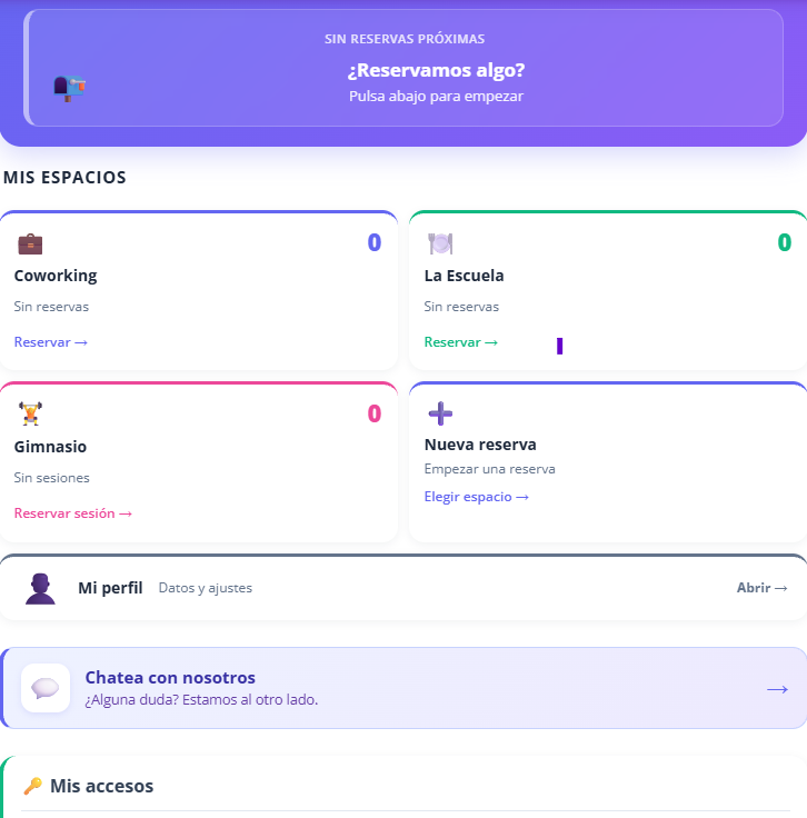 Reservas Espacios Sigüés